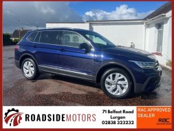 VOLKSWAGEN TIGUAN ALLSPACE 1.5 LIFE TSI DSG 7 SEATS ROADSIDE MOTORS LURGAN AUTOMATIC 1.5...